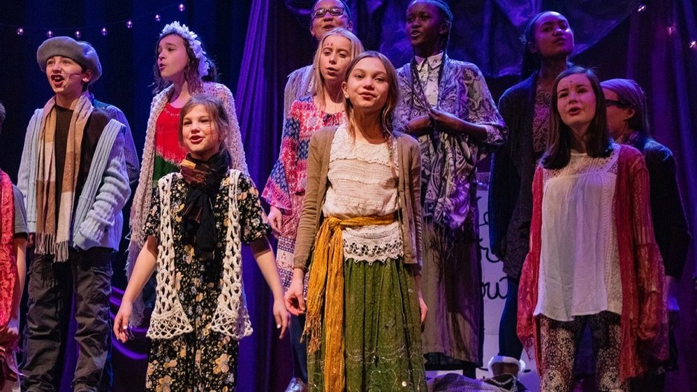 Youth Singing Stage Benefit